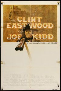 5p497 JOE KIDD 1sh '72 John Sturges, if you're looking for trouble, he's Clint Eastwood!