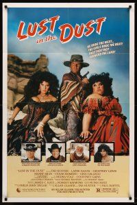5p560 LUST IN THE DUST 1sh '84 Divine, Tab Hunter, together they ravaged the land, wild image!
