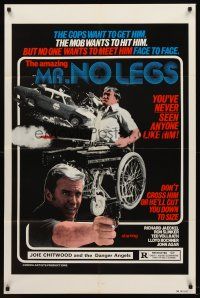 5p623 MR. NO LEGS 1sh '81 Richard Jaeckel, wild action, wheelchair & guns image!