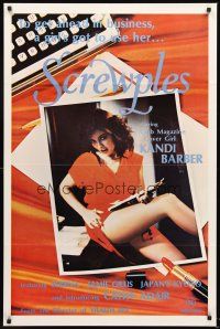 5p773 SCREWPLES 1sh '79 covergirl Kandi Barber, Jamie Gillis, Serena!