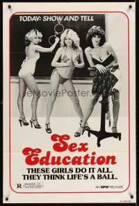 5p791 CAMPUS SWINGERS 1sh R79 super sexy girls do it all, Sex Education!