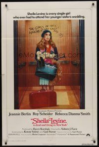 5p805 SHEILA LEVINE IS DEAD & LIVING IN NEW YORK 1sh '75 she goes to her younger sister's wedding!