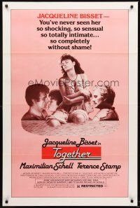 5p908 TOGETHER 1sh '81 Maximilian Schell, Terence Stamp, sexy Jacqueline Bisset!