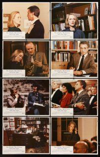 5r529 STILL OF THE NIGHT 8 LCs '82 Roy Scheider, Meryl Streep, if looks could kill!