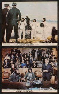 5r173 ESCAPE FROM THE PLANET OF THE APES 8 color 11x14 stills '71 Roddy McDowall, Kim Hunter