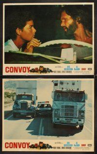 5r127 CONVOY 8 English LCs '78 trucker Kris Kristofferson & sexy Ali McGraw, Sam Peckinpah!