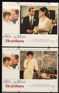 5r239 HEARTBURN 8 English LC '86 Jack Nicholson & Meryl Streep, directed by Mike Nichols!