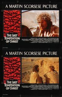 5r318 LAST TEMPTATION OF CHRIST 8 English LC '88 directed by Martin Scorsese, Willem Dafoe as Jesus!