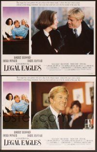 5r795 LEGAL EAGLES 6 English LCs '86 Robert Redford, Daryl Hannah, Debra Winger, Ivan Reitman