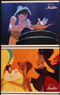 5r776 ALADDIN 6 LCs '92 classic Disney Arabian cartoon, great images with Prince Ali & Genie!
