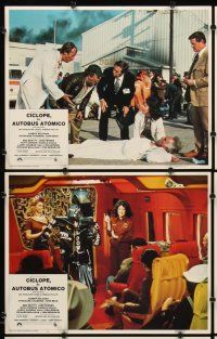 5r084 BIG BUS 8 Spanish/U.S. LCs '76 wacky images of Stockard Channing & Joseph Bologna!