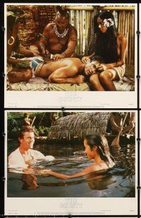 5r096 BOUNTY 8 LCs '84 Mel Gibson, Anthony Hopkins, Liam Neeson, Mutiny on the Bounty!