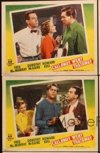 5r835 CALLAWAY WENT THATAWAY 5 LCs '51 Fred MacMurray, Dorothy McGuire & Howard Keel!