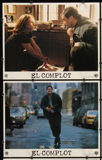 5r126 CONSPIRACY THEORY 8 Spanish/U.S. LCs '97 Mel Gibson, Julia Roberts, Patrick Stewart!