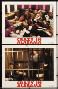 5r129 CRAZY IN ALABAMA 8 LCs '99 Melanie Griffith, Morse, Meat Loaf, directed by Antonio Banderas!
