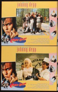 5r134 CRY-BABY 8 LCs '90 directed by John Waters, Johnny Depp, Traci Lords, Ricki Lake, Amy Locane