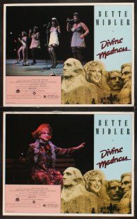 5r151 DIVINE MADNESS 8 LCs '80 great images of Bette Midler performing live on stage!