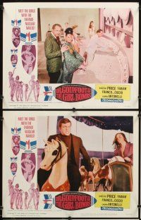 5r158 DR. GOLDFOOT & THE GIRL BOMBS 8 LCs '66 Mario Bava, Vincent Price & sexy babes!