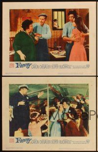 5r946 FANNY 4 LCs '61 Leslie Caron, Maurice Chevalier, Charles Boyer
