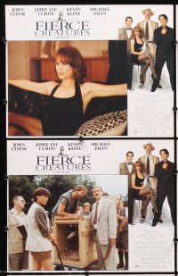 5r184 FIERCE CREATURES 8 English LCs '96 John Cleese, Kevin Kline, Jamie Lee Curtis & Michael Palin!