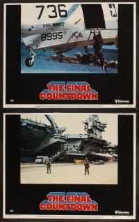 5r709 FINAL COUNTDOWN 7 LCs '80 Kirk Douglas, Martin Sheen, carrier U.S.S. Nimitz!