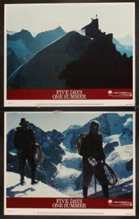5r188 FIVE DAYS ONE SUMMER 8 LCs '82 Sean Connery, directed by Fred Zinnemann, mountain climbing!