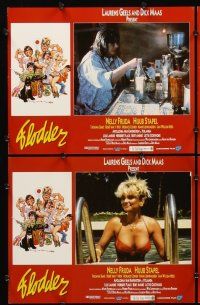 5r194 FLODDER 8 English LCs '86 great images from wacky Dutch teen sexy comedy!