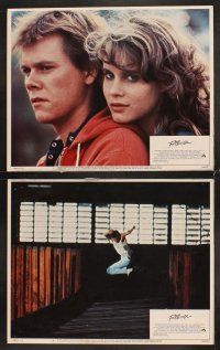 5r197 FOOTLOOSE 8 LCs '84 Lori Singer, Dianne Wiest, Kevin Bacon shows hicks how to dance!
