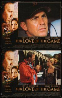 5r198 FOR LOVE OF THE GAME 8 LCs '99 Sam Raimi, great images of baseball pitcher Kevin Costner!