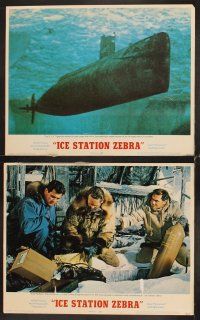5r722 ICE STATION ZEBRA 7 LCs '69 Rock Hudson, Jim Brown, directed by John Sturges!
