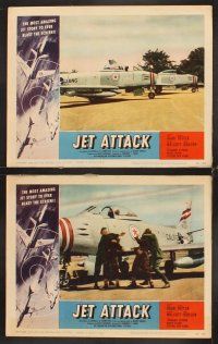 5r288 JET ATTACK 8 LCs '58 John Agar, Audrey Totter, Korean War, cool military images!