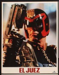 5r295 JUDGE DREDD 8 Spanish/U.S. LCs '95 in the future, Sylverster Stallone is the law, great images!