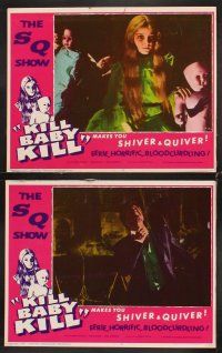 5r307 KILL BABY KILL 8 LCs '67 Mario Bava's Operazione Paura, creepy little girl killer!