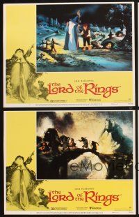 5r337 LORD OF THE RINGS 8 LCs '78 Ralph Bakshi cartoon from classic J.R.R. Tolkien novel!