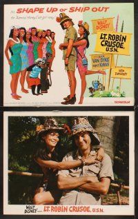5r339 LT. ROBIN CRUSOE, U.S.N. 8 LCs R74 Disney, Dick Van Dyke, Nancy Kwan & sexy island babes!
