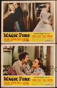 5r883 MAGIC FIRE 5 LCs '55 William Dieterle, Yvonne De Carlo, Alan Badel as Richard Wagner!