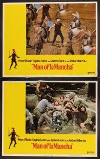 5r346 MAN OF LA MANCHA 8 LCs '72 Peter O'Toole, Sophia Loren, Cervantes' story of Don Quixote!