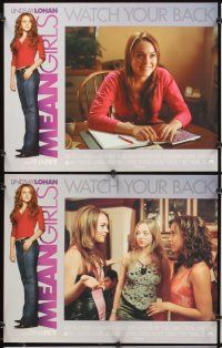 5r355 MEAN GIRLS 8 LCs '04 Lindsay Lohan, Rachel McAdams, teen comedy!