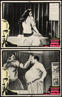 5r368 MONDO BALORDO 8 LCs '67 Boris Karloff unlocks man's oldest oddities & shocking scenes!