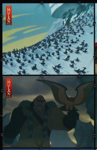 5r007 MULAN 12 LCs '98 Walt Disney Ancient China cartoon, great images!