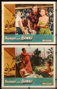 5r384 NAKED PARADISE 8 LCs R60 sexy Beverly Garland, Richard Denning, Thunder Over Hawaii!