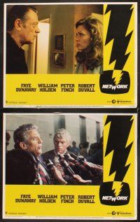 5r388 NETWORK 8 LCs '76 written by Paddy Cheyefsky, William Holden, Sidney Lumet classic!
