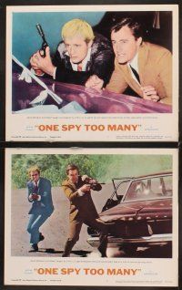 5r408 ONE SPY TOO MANY 8 LCs '66 Robert Vaughn, David McCallum, Dorothy Provine, The Man from UNCLE