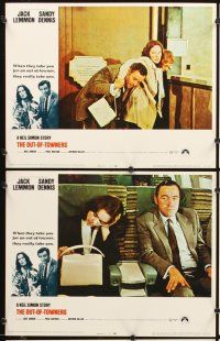 5r410 OUT-OF-TOWNERS 8 LCs '70 Jack Lemmon, Sandy Dennis, written by Neil Simon!