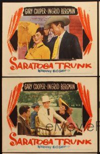 5r909 SARATOGA TRUNK 5 LCs '45 Gary Cooper & Ingrid Bergman, from the novel by Edna Ferber!