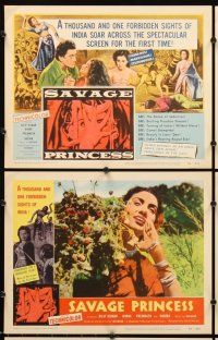 5r461 SAVAGE PRINCESS 8 LCs '55 musical from magical India, see the dance of seduction & more!