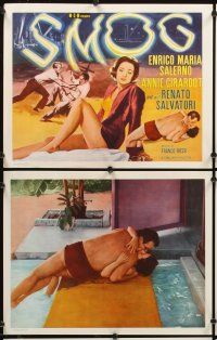 5r501 SMOG 8 LCs '62 sexy Annie Girardot, Italian sex, directed by Franco Rossi!