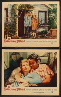 5r541 SUMMER PLACE 8 LCs '59 Delmer Daves, Richard Egan, Troy Donahue, sexy young Sandra Dee!