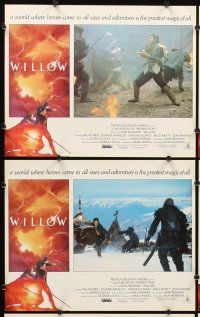 5r671 WILLOW 8 LCs '88 George Lucas & Ron Howard directed, art of Kilmer & sexy Joanne Whalley!