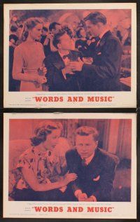 5r676 WORDS & MUSIC 8 LCs R62 Betty Garrett & Mickey Rooney in Rodgers & Hart bio!